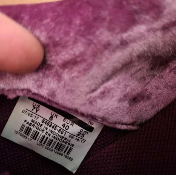 Velvet air force 1s NEW - Picture 4 of 4